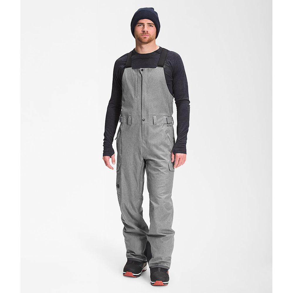 The North Face Ski Pants Mens Australia - The North Face Freedom Bib Grey (CNZ-037846)